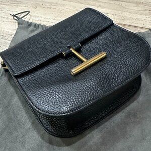 TOM FORD Mini 'T' buckle shoulder bag